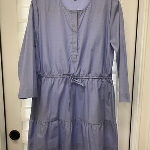 Light Blue Long Sleeve Dress